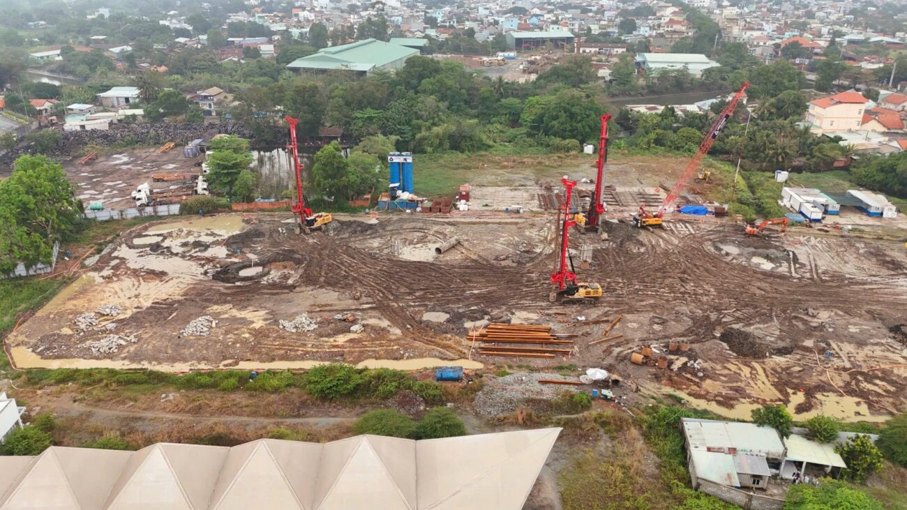 Hình ảnh tiến độ thi công river collection